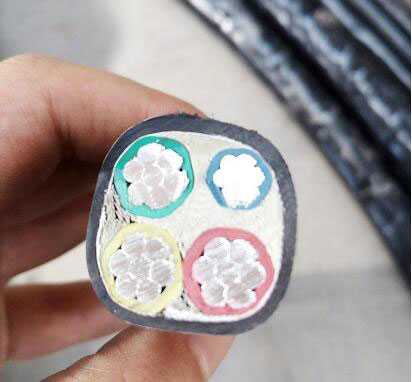 pvc insulation underground cable