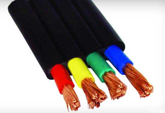 Flat power cable